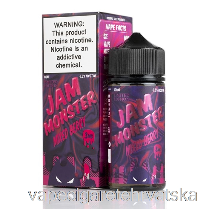 Vape Cigarete Mixed Berry - Marmelada Monster - 100ml 6mg